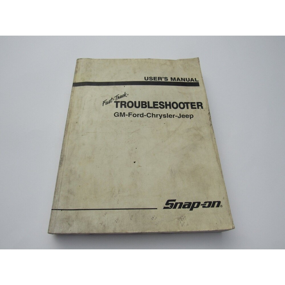 Fast-Track Troubleshooter GM-Ford-Chrysler-Jeep 1996 7th Ed Snap-on Manual